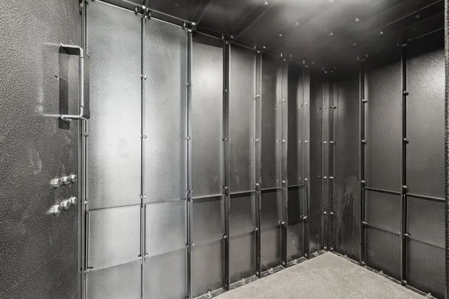 a view of a terrace with chairs