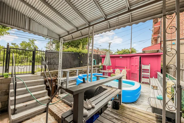 a view of outdoor seating