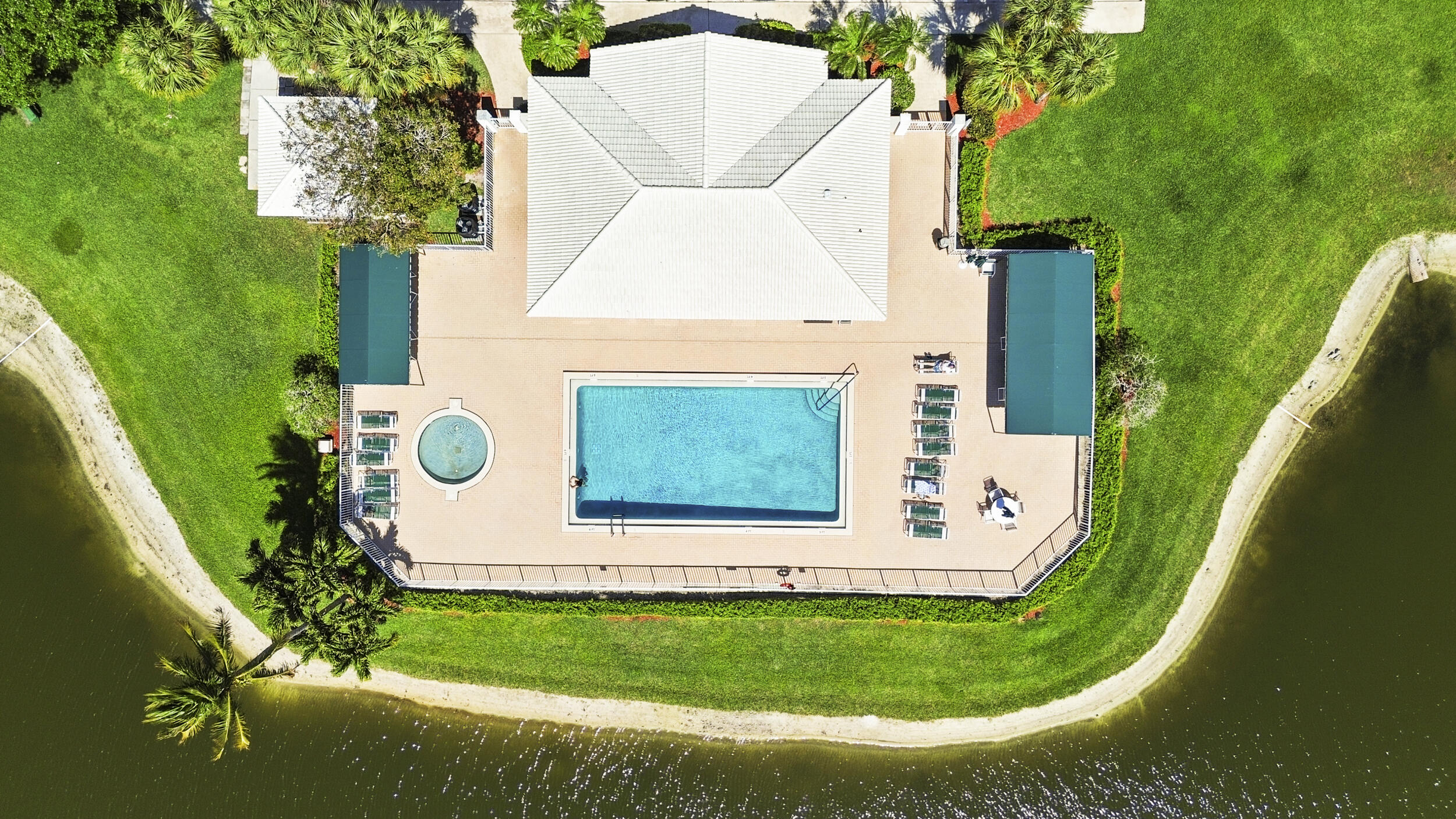 6061 Balboa Circle, Unit 403 Boca Raton, FL 33433 - Photo 4 of 44 an aerial view of a house having yard