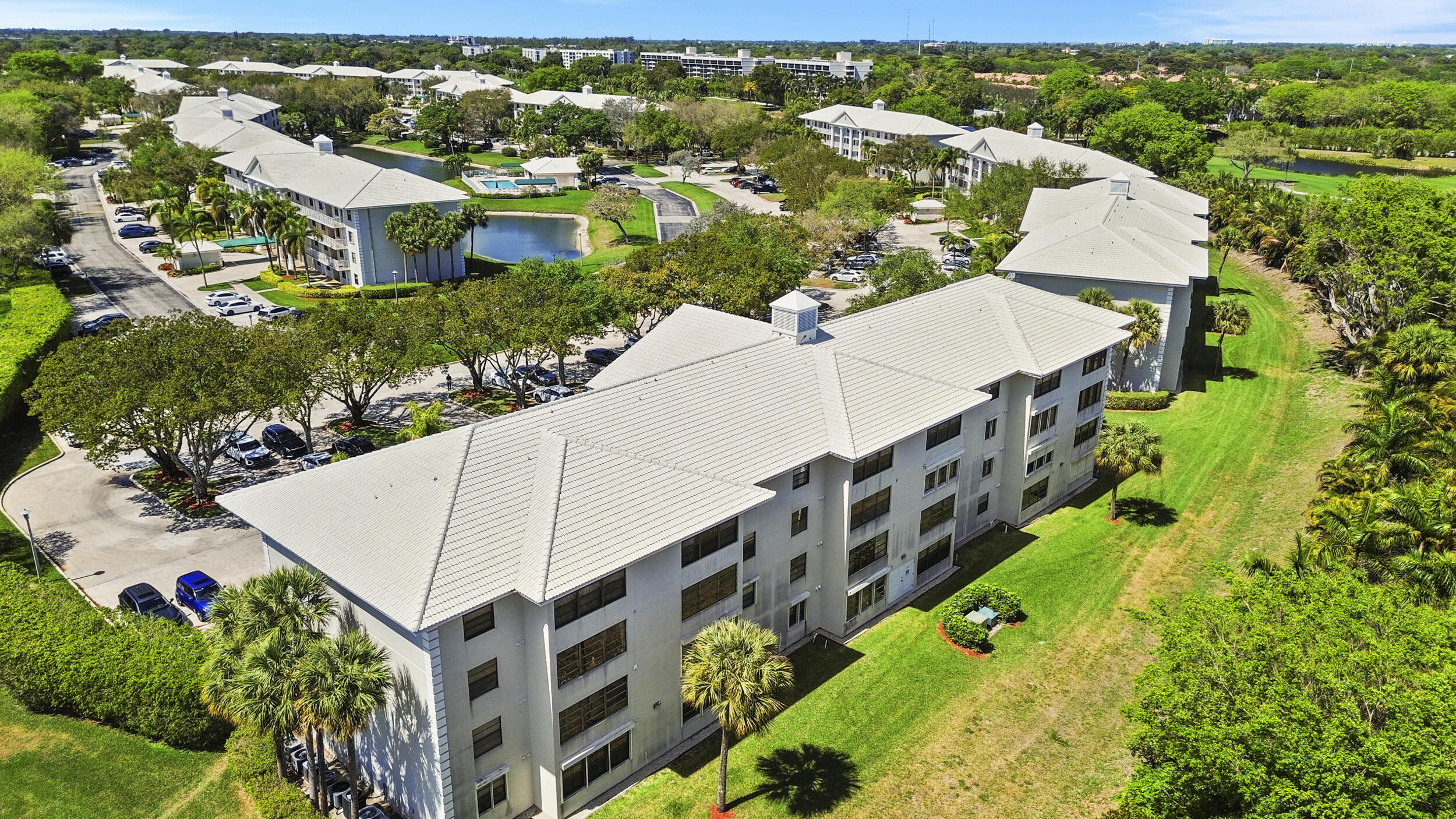 6061 Balboa Circle, Unit 403 Boca Raton, FL 33433 - Photo 43 of 44 an aerial view of a house
