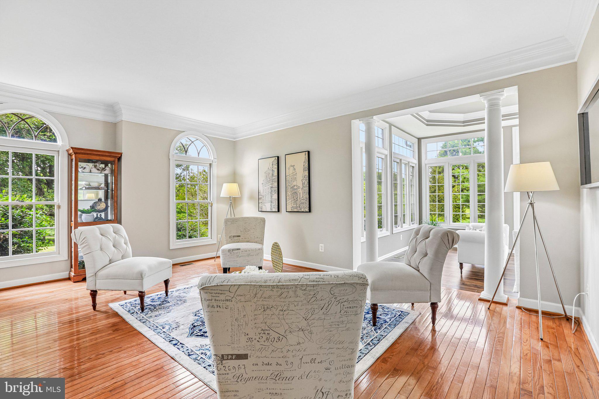9308 Harrisons Farm Way Gaithersburg, MD 20882 - Photo 24 of 92 Formal living room, triple crown molding.