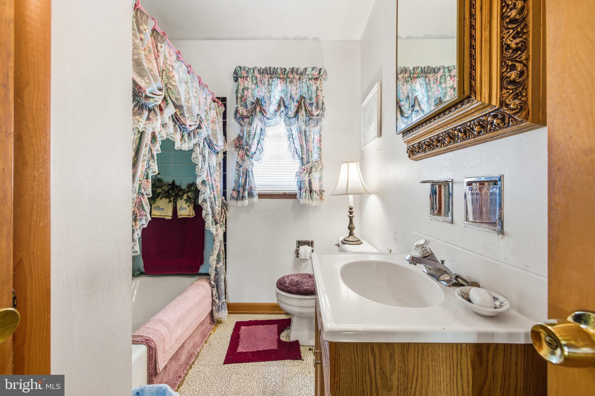115 Sunset Drive Stanley, VA 22851 - Photo 23 of 56 a bathroom with a sink and a mirror