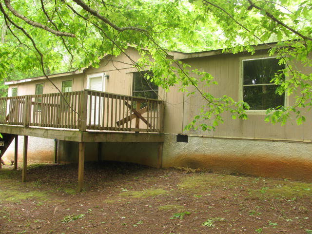 a view of outdoor space and deck