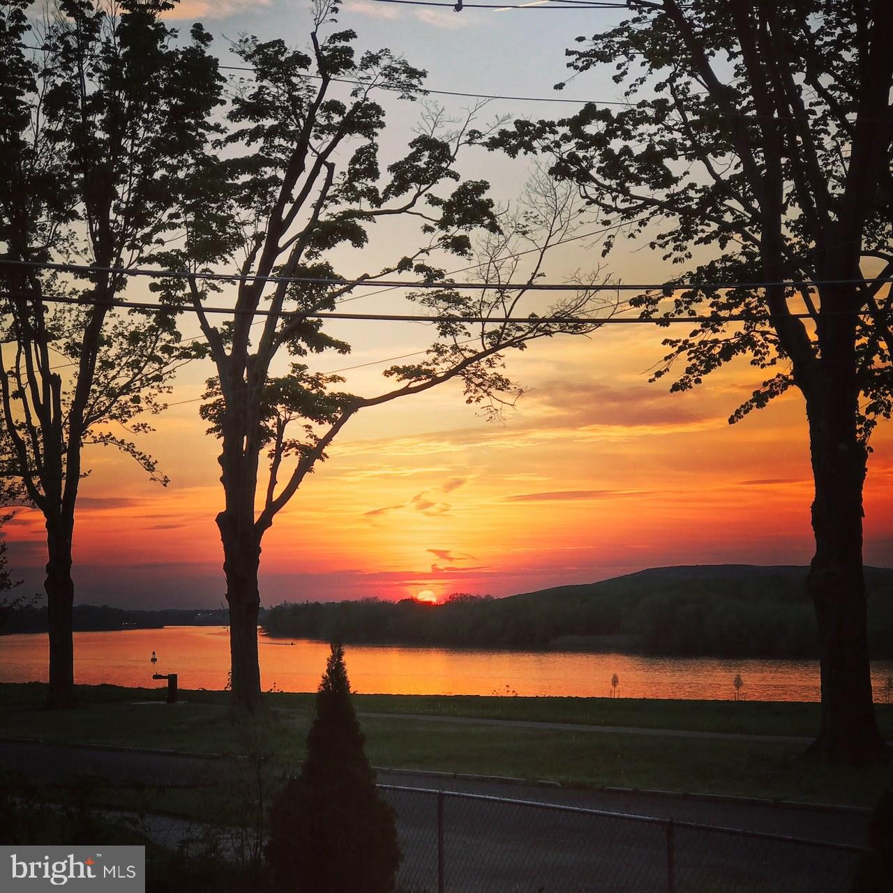 50 Riverside Avenue Roebling, NJ 08554 - Photo 6 of 38 Sunset View from Side Porch
