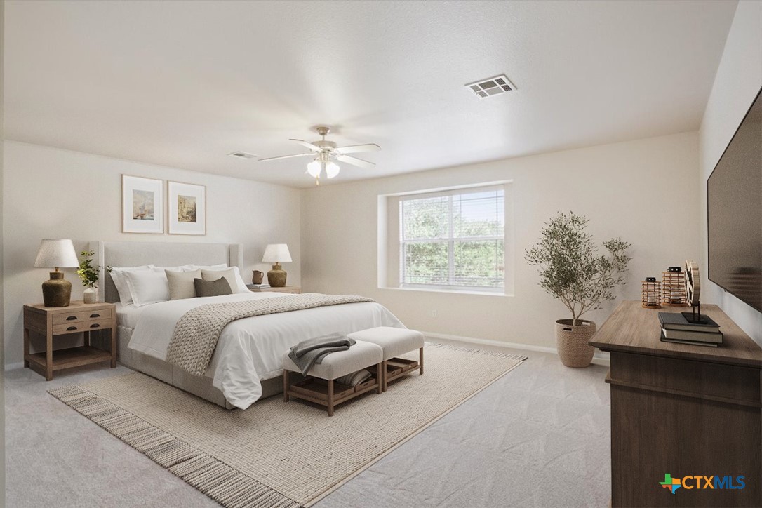 224 Starlight Drive Temple, TX 76502 - Photo 17 of 32 Primary Bedroom, upstairs.
