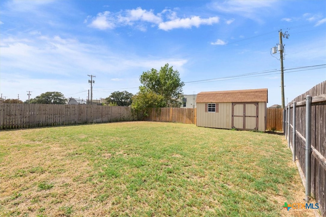 224 Starlight Drive Temple, TX 76502 - Photo 32 of 32 Back yard with shed.
