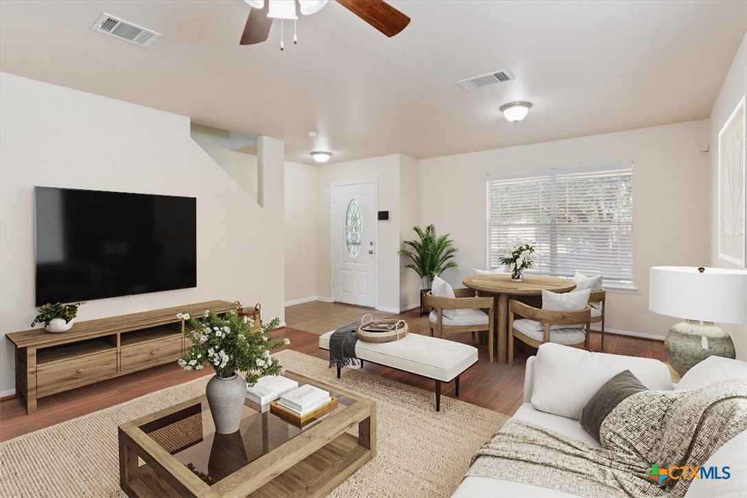 224 Starlight Drive Temple, TX 76502 - Photo 5 of 32 Living Room 1, downstairs.