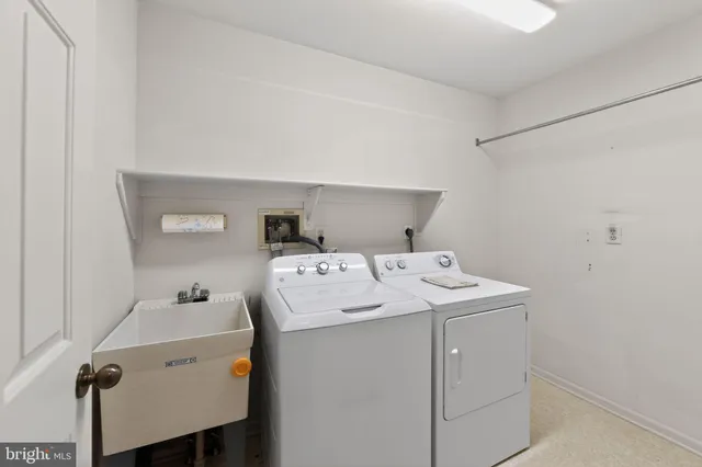 a view of a storage room