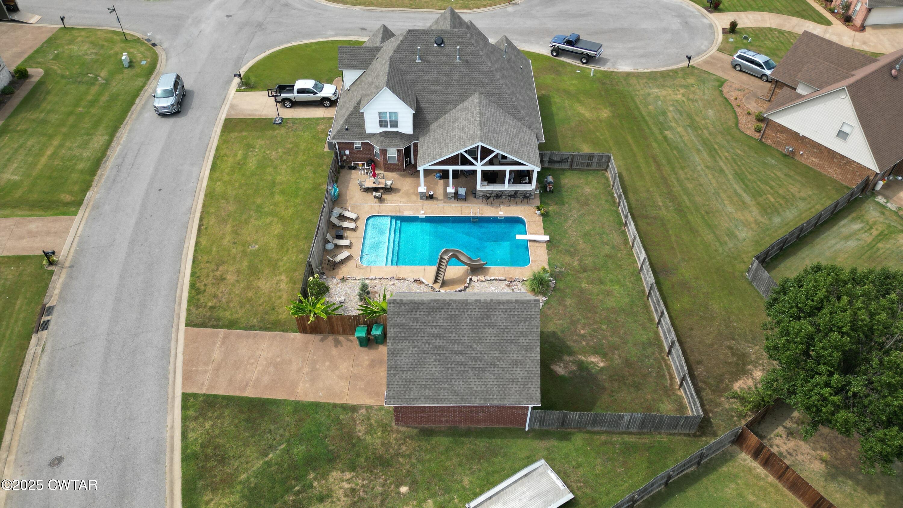 177 Fawn Ridge Lane Medina, TN 38355 - Photo 44 of 44 an aerial view of a house