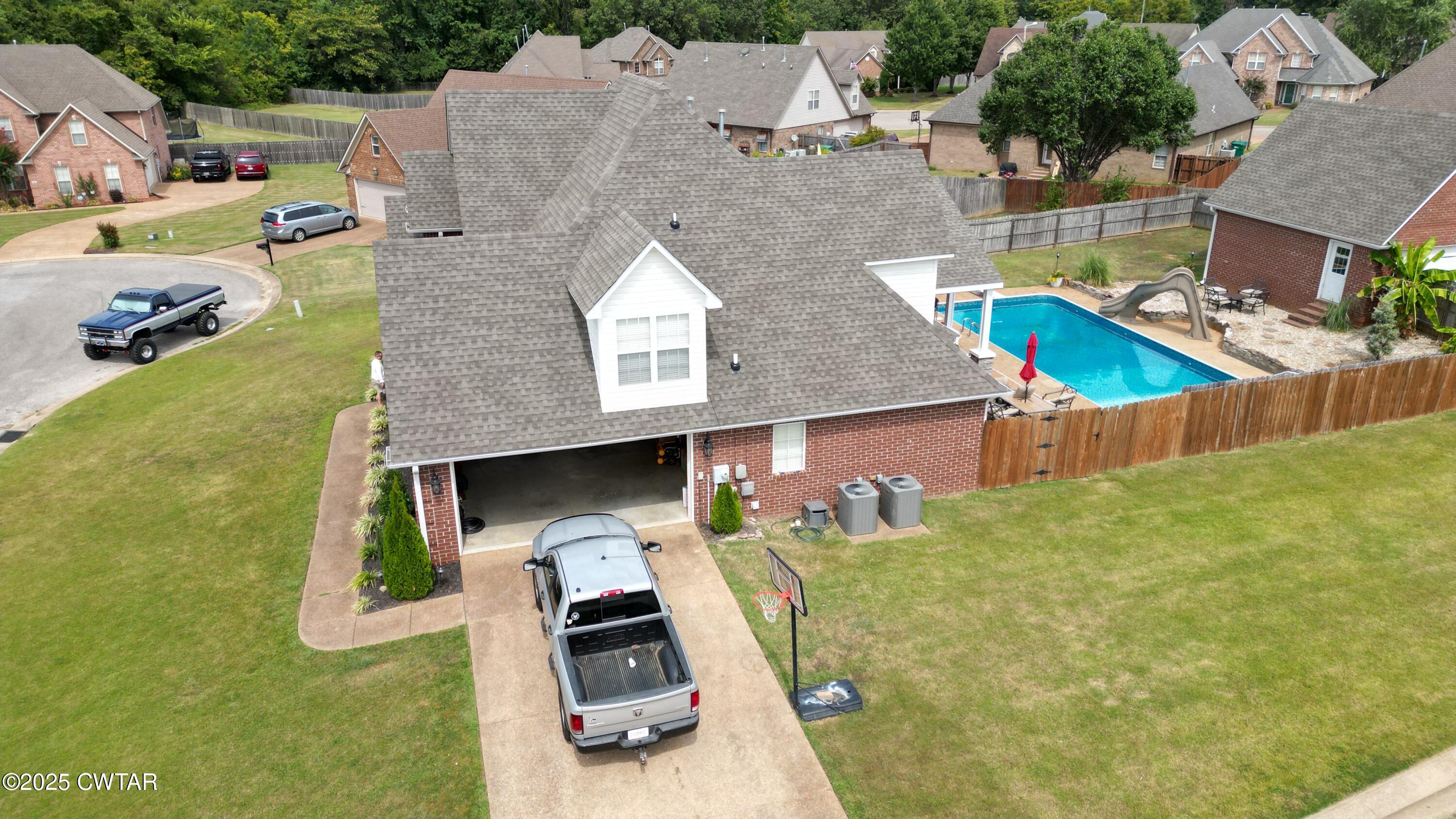 177 Fawn Ridge Lane Medina, TN 38355 - Photo 6 of 44 an aerial view of residential houses with outdoor space