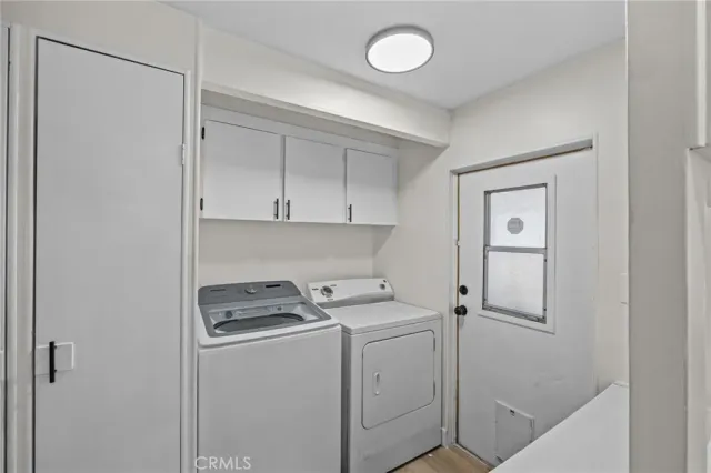 a room with storage and utility