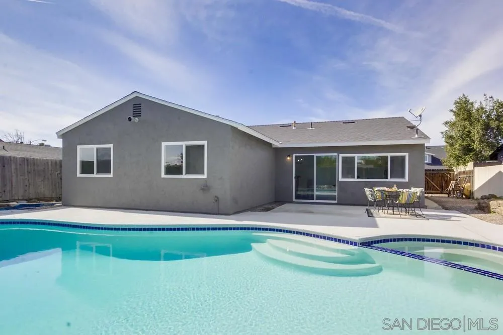 10021 Allenwood Way Santee, CA 92071 - Photo 27 of 30 a front view of house with yard and seating area