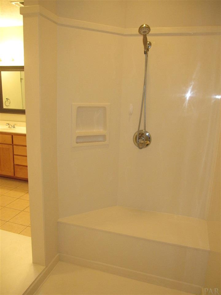 3575 Haley Way Pace, FL 32571 - Photo 27 of 50 massive shower w/2 large seats & 2 shower heads.
