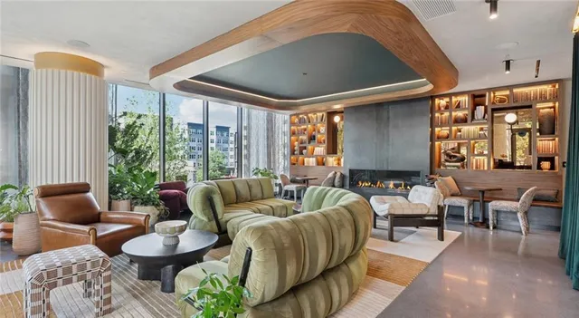 a view of a living room washer and dryer