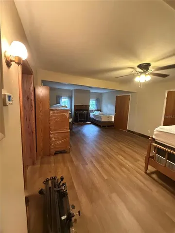 a room with furniture