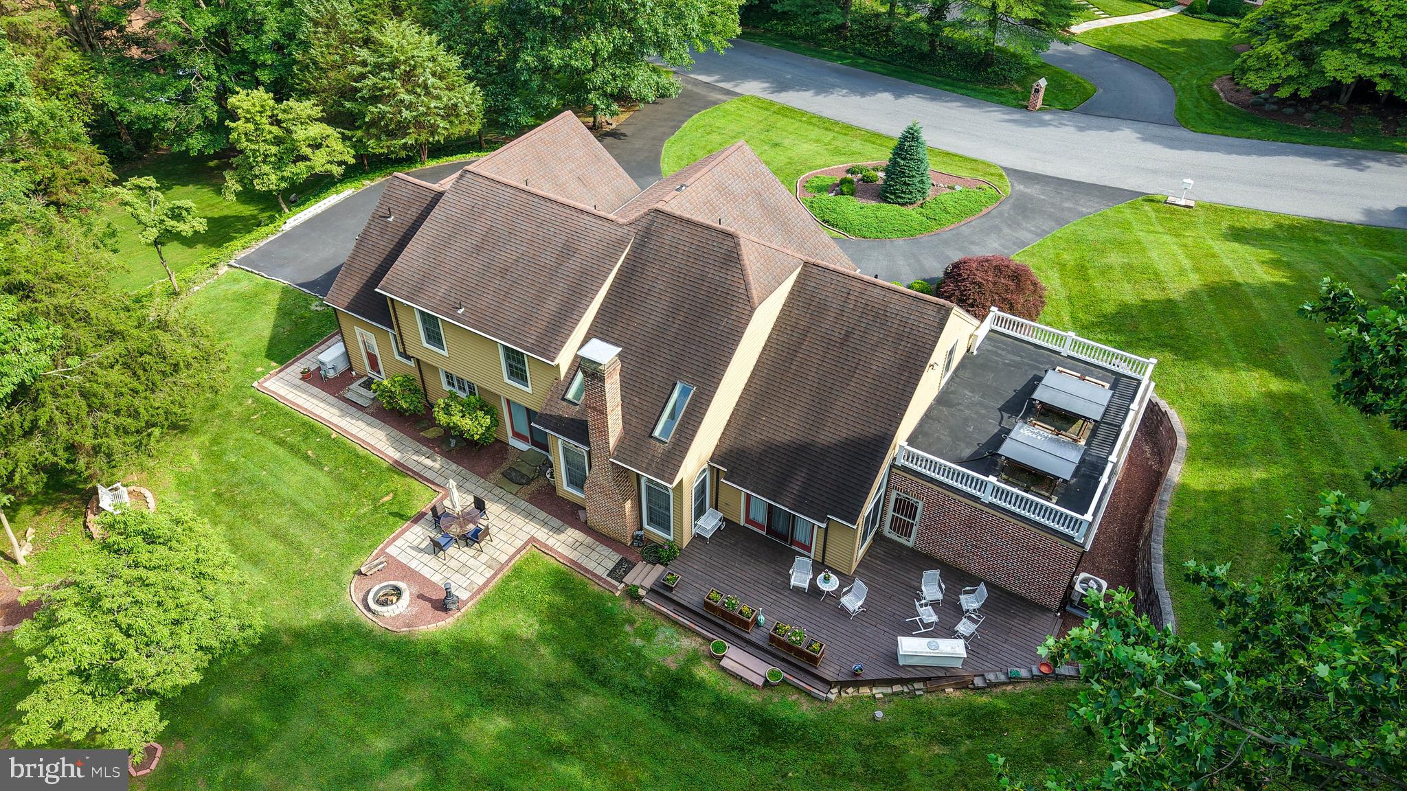 14 Quail Ridge Drive Reading, PA 19607 - Photo 65 of 75 SOLAR PANELS FOR HEAT POOL ON RIGHT ROOF