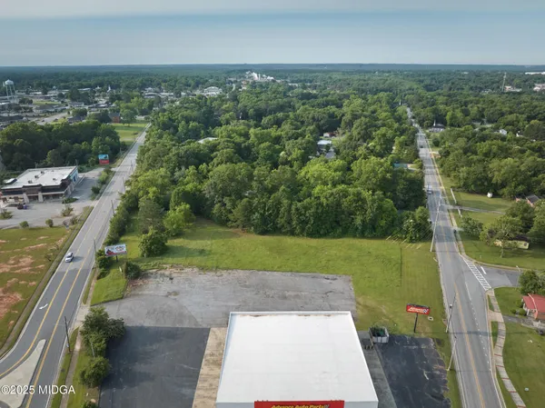 a view of a city from a terrace