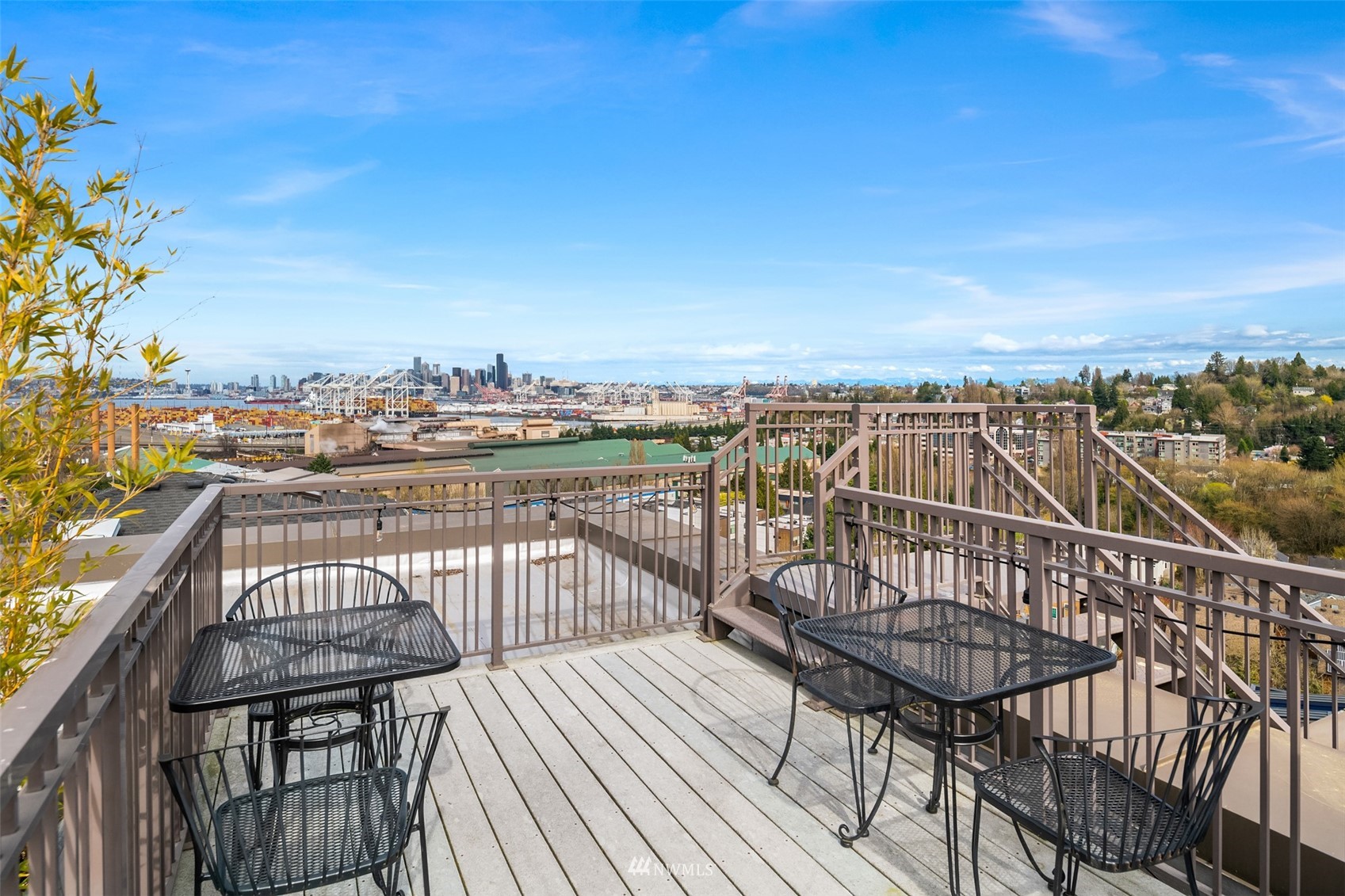 3015 Southwest Avalon Way, Unit 106 Seattle, WA 98126 - Photo 17 of 20 a view of a balcony with sitting area