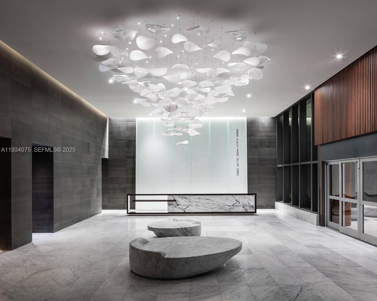 a view of reception area