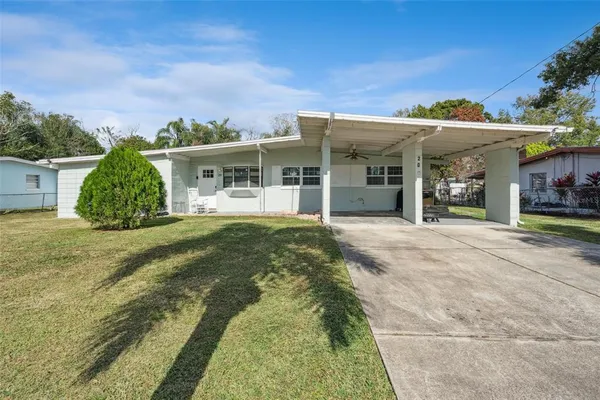 front view of a house with a porch