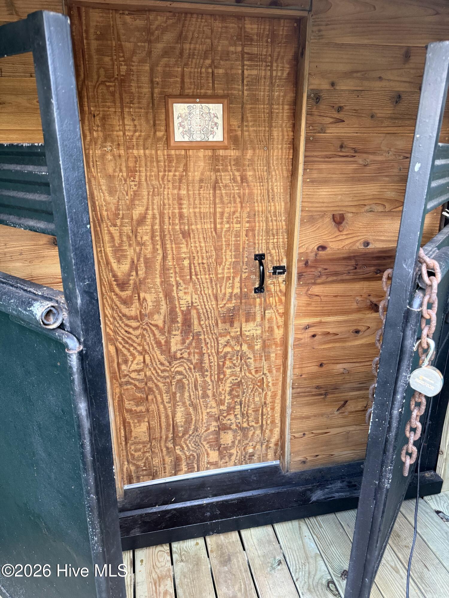 801 Jeff Road Minnesott Beach, NC 28510 - Photo 15 of 16 INSIDE TRAILER DOOR TO BED