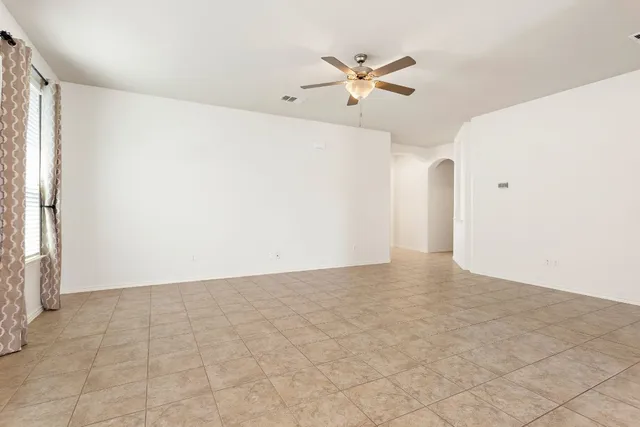 a view of kitchen and windows