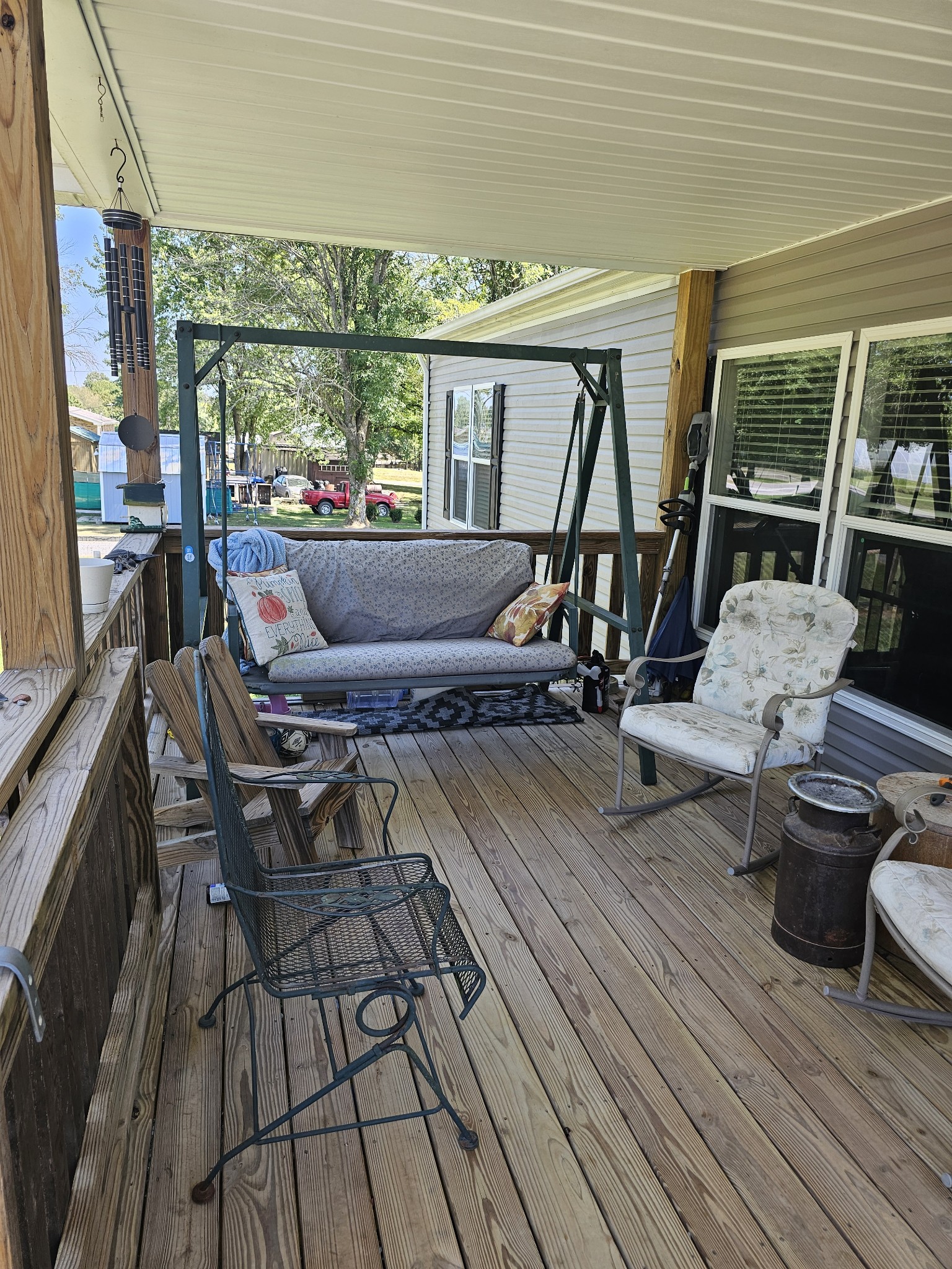1824 Austin Road Lafayette, TN 37083 - Photo 3 of 35 a living room with furniture stove and a large window
