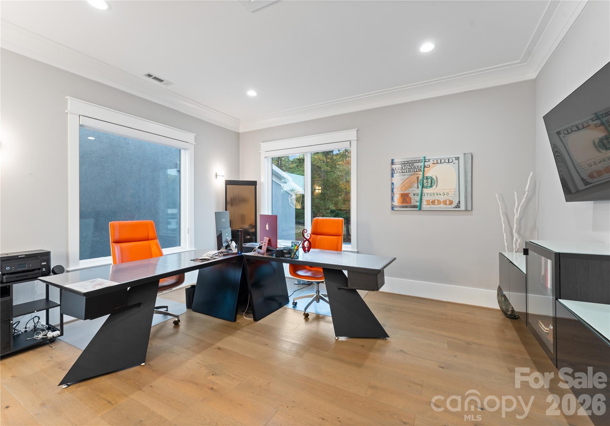 15700 Youngblood Road Charlotte, NC 28278 - Photo 23 of 41 a living room with furniture and a flat screen tv