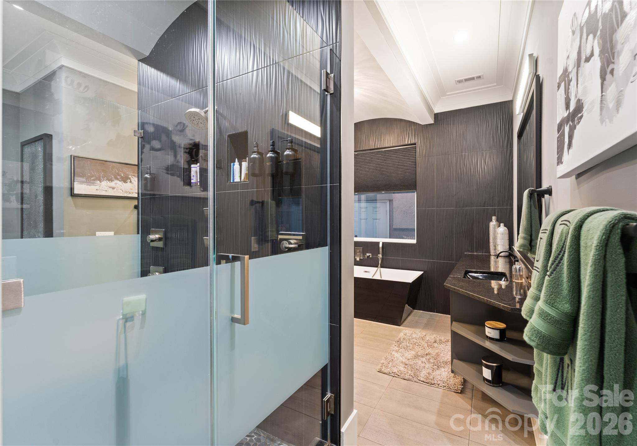 15700 Youngblood Road Charlotte, NC 28278 - Photo 8 of 41 a view of living room with furniture and a view of kitchen