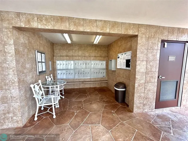 a room with gym equipment