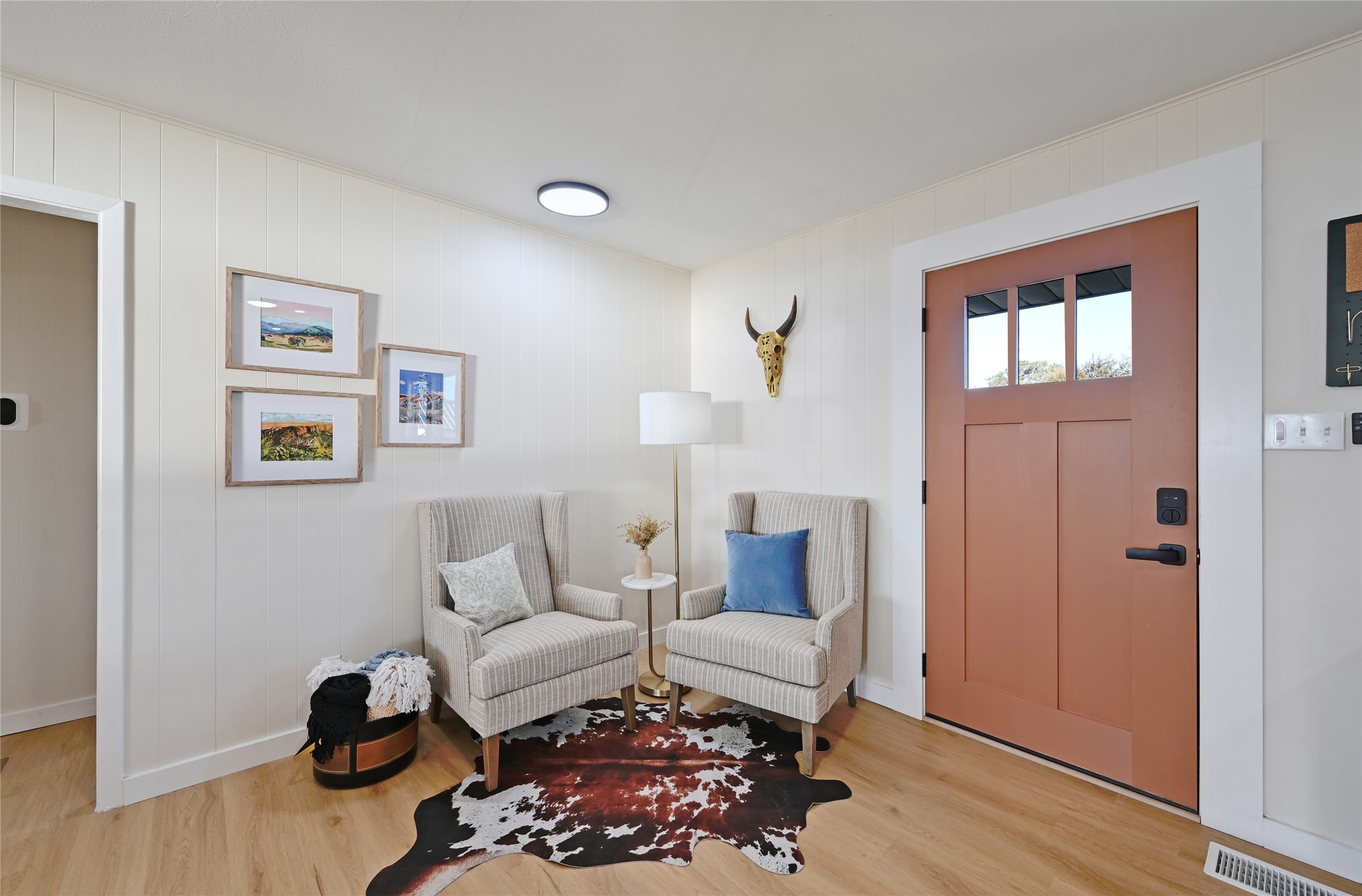 611 Lakeshore Loop Tow, TX 78672 - Photo 3 of 40 Living area featuring light wood-style floors