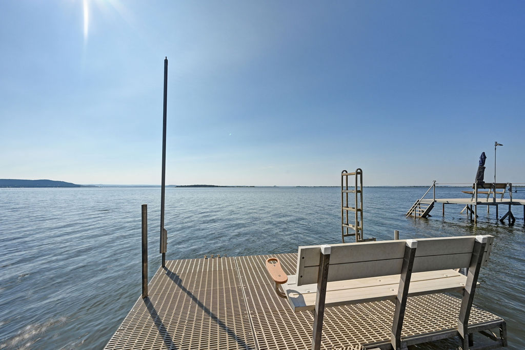 611 Lakeshore Loop Tow, TX 78672 - Photo 34 of 40 a view of a terrace with dining table & chairs