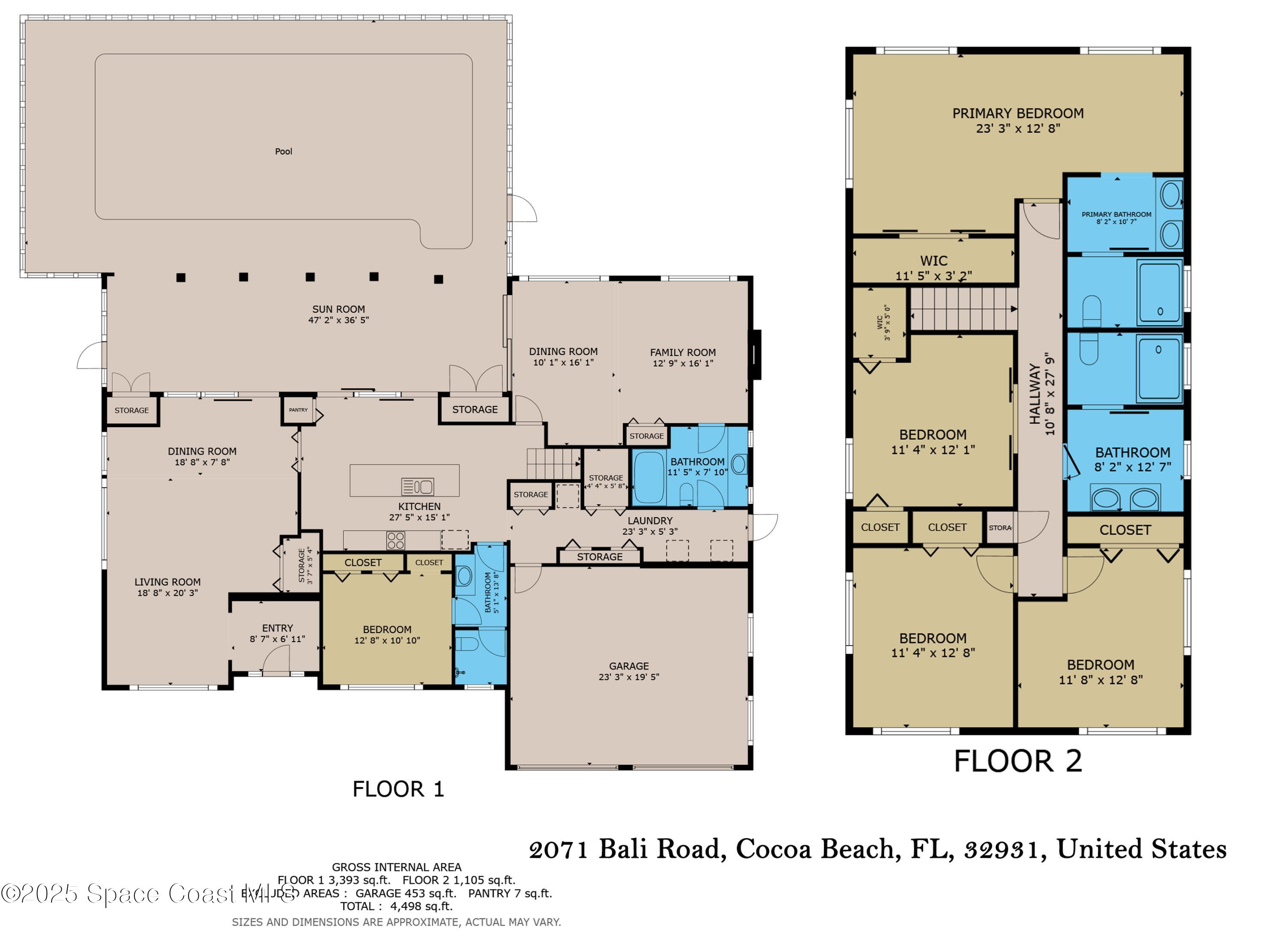 2071 Bali Road Cocoa Beach, FL 32931 - Photo 80 of 84 2071 Bali Road, Cocoa Beach, FL, 32931,