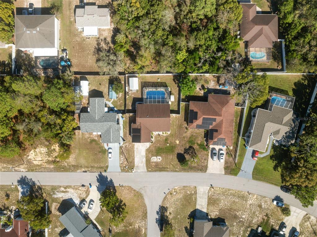 12265 Shafton Road Spring Hill, FL 34608 - Photo 34 of 51 an aerial view of a house with outdoor space