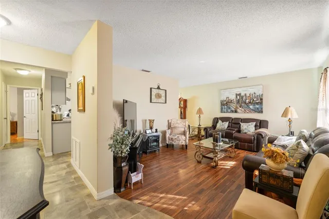 a view of a kitchen and dining room