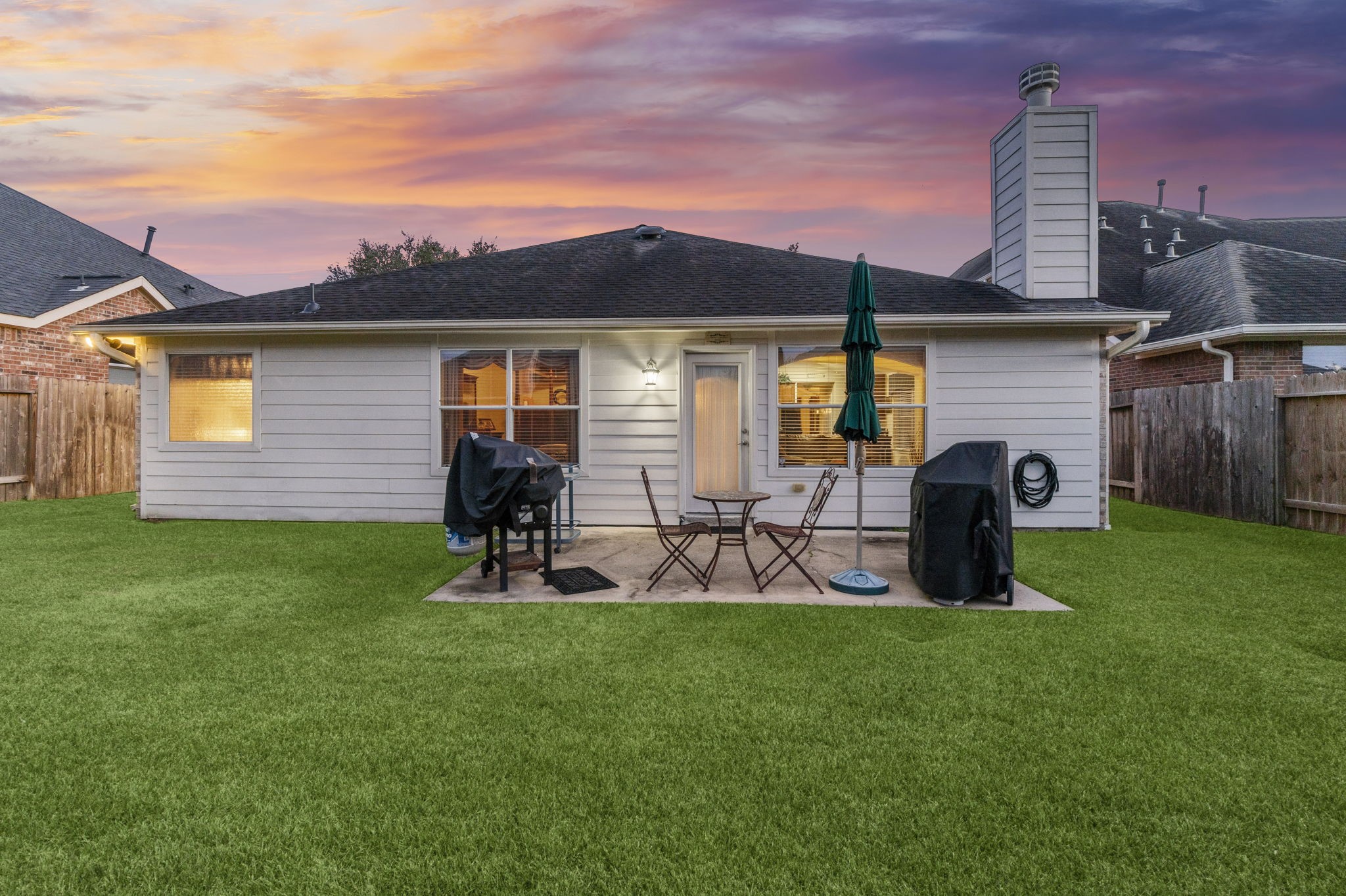 4618 Countrypines Drive Spring, TX 77388 - Photo 23 of 23 Backyard with patio
