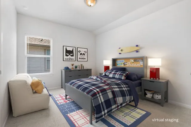 a room with a window