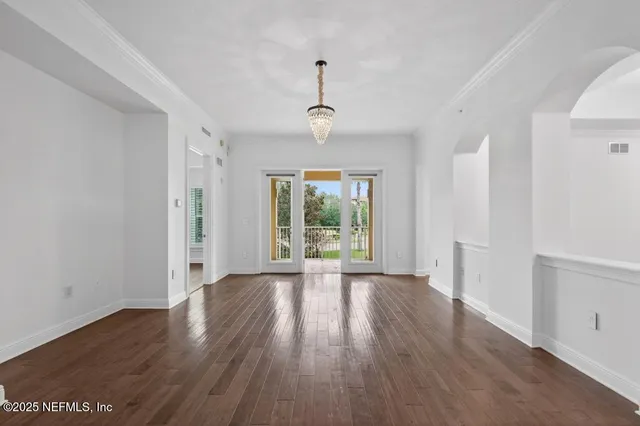 a view of livingroom with hardwood floor and window