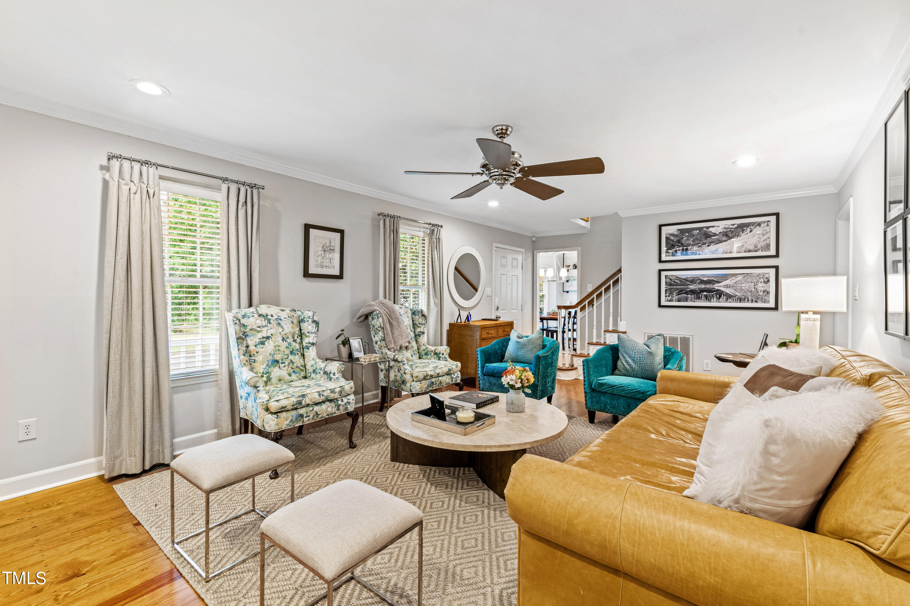 1816 Ridley Street Raleigh, NC 27608 - Photo 12 of 40 a living room with furniture and a large window
