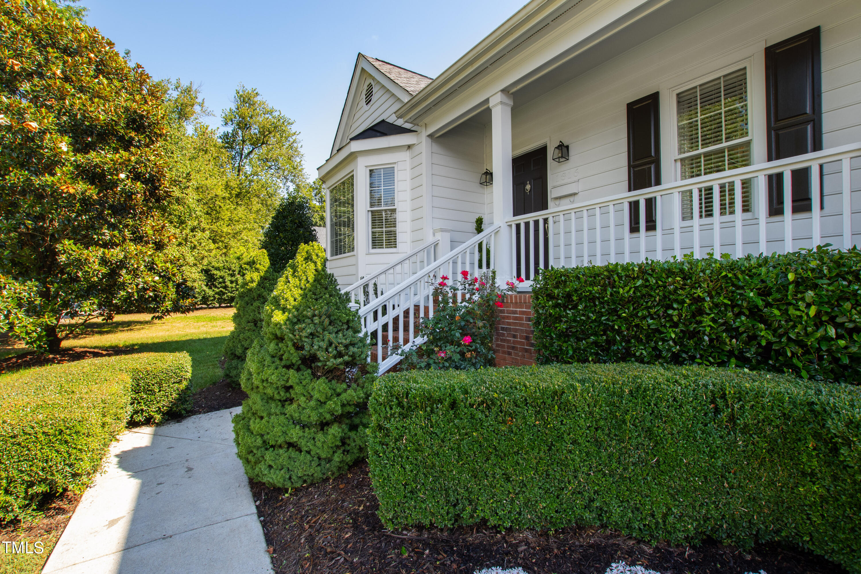 1816 Ridley Street Raleigh, NC 27608 - Photo 8 of 40 a house view with a garden space