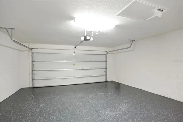 a view of a room with storage