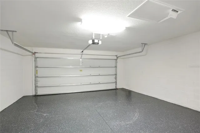 a view of a room with storage