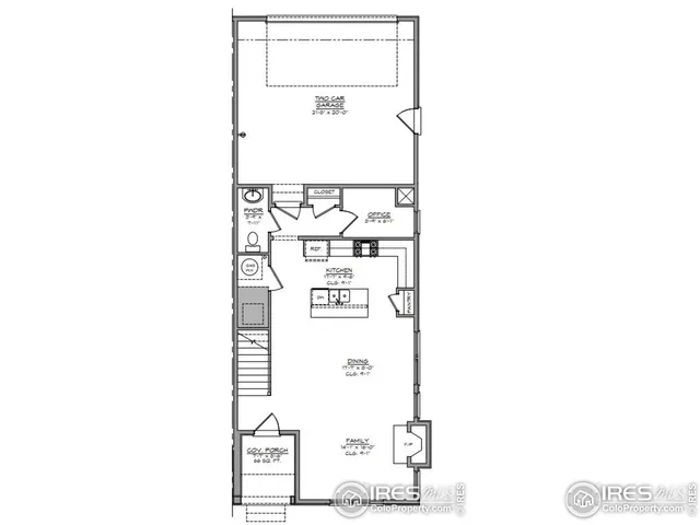 a picture of a bench in front of a door