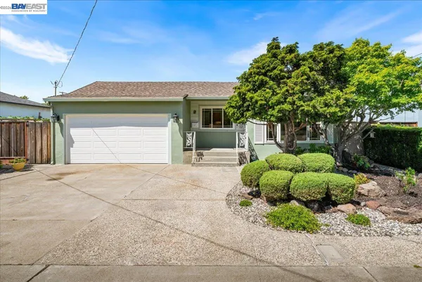 a house with a tree in front of it