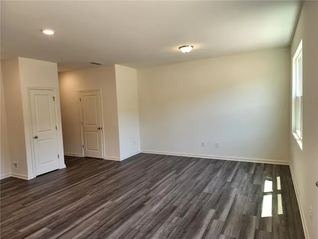 a view of wooden floor