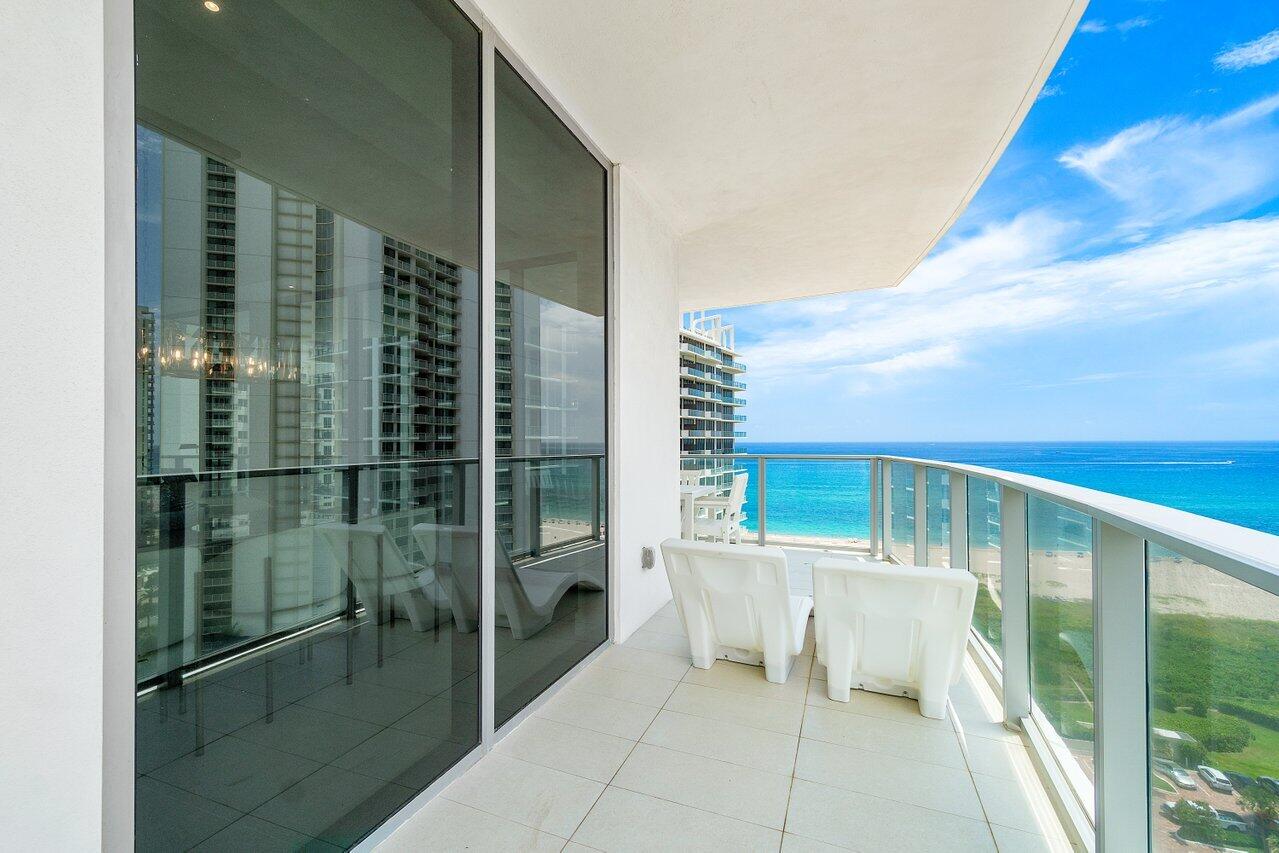 3100 North Ocean Drive, Unit 1505 Riviera Beach, FL 33404 - Photo 29 of 60 a balcony with view of city