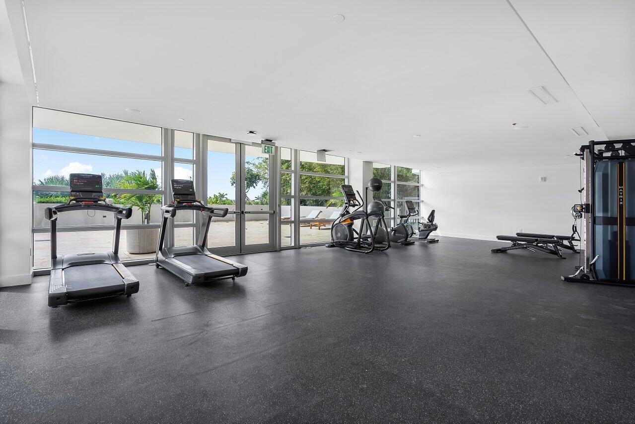 3100 North Ocean Drive, Unit 1505 Riviera Beach, FL 33404 - Photo 46 of 60 a view of a room with gym equipment