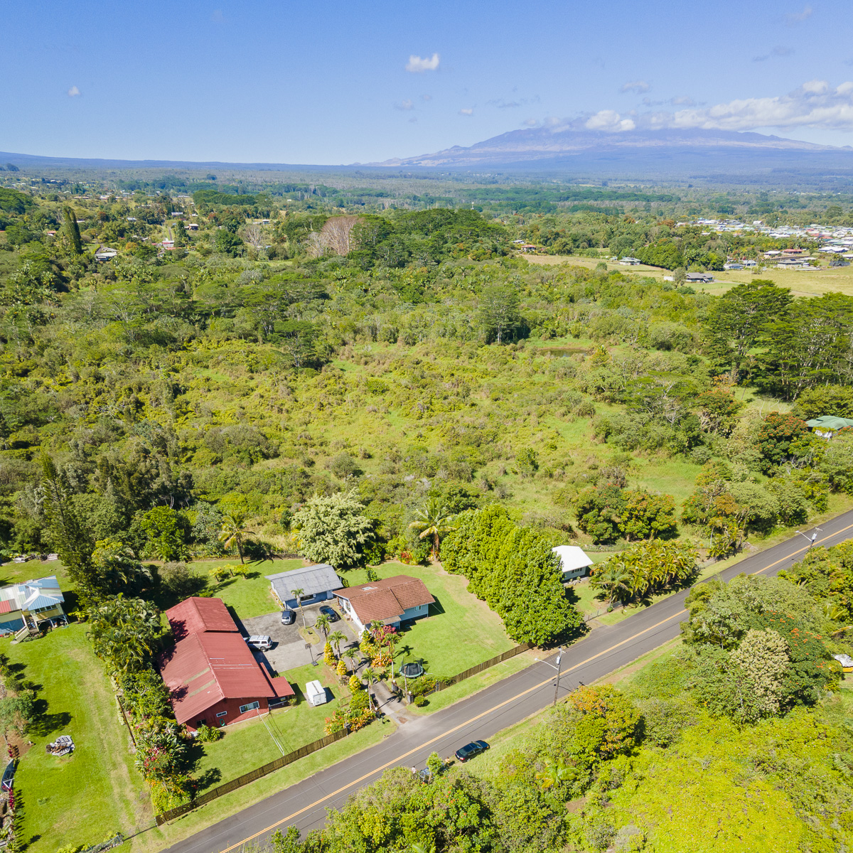 420 Ainalako Road Hilo, HI 96720 - Photo 18 of 20 an aerial view of residential houses with outdoor space