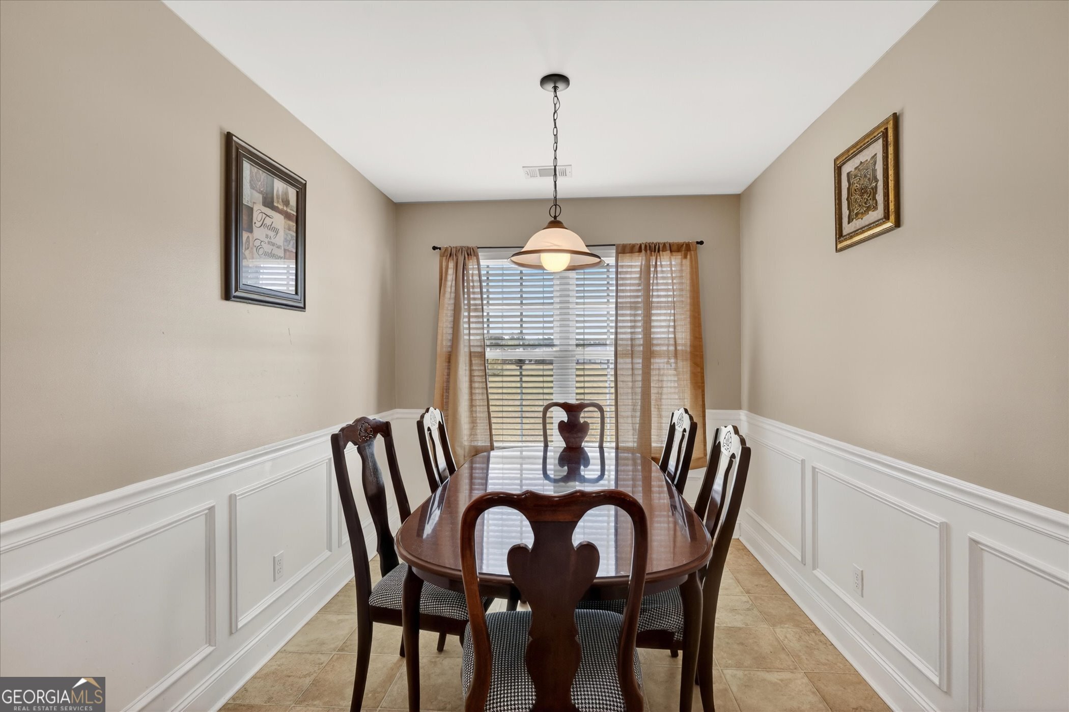 245 Stonebrook Way Statesboro, GA 30458 - Photo 8 of 32 a view of a dining room with furniture window and wooden floor