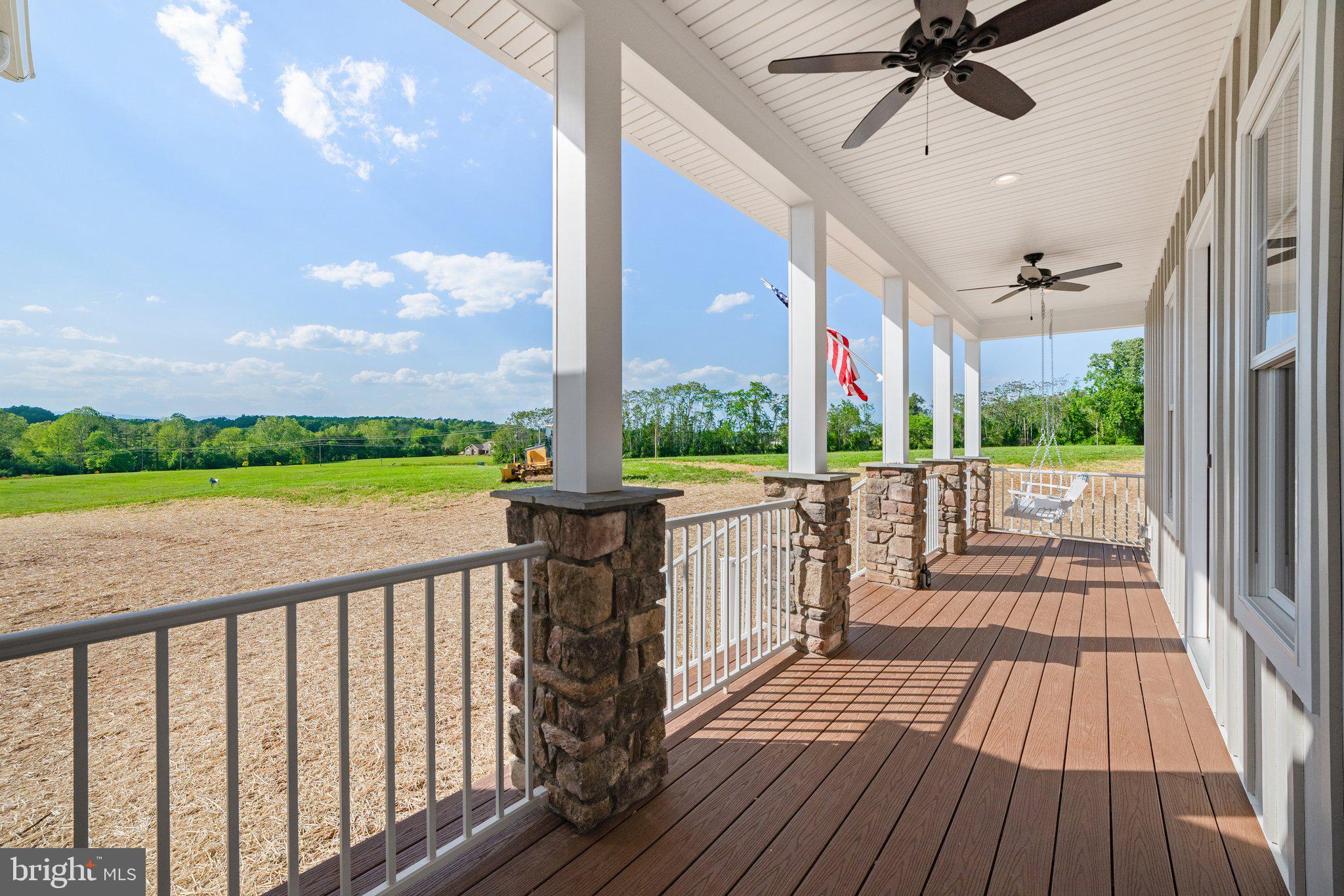 Cutters Crossing Rixeyville, VA 22737 - Photo 7 of 55 FRONT PORCH WITH CEILING FANS FOR THOSE HOT DAYS.